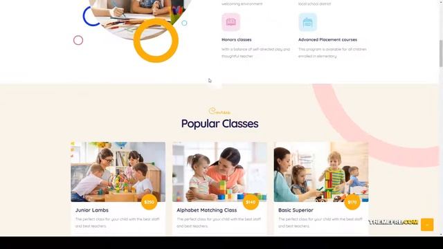 Kindero - Kindergarten School WordPress Theme training center Secondary School Tsubaki смотреть онлайн