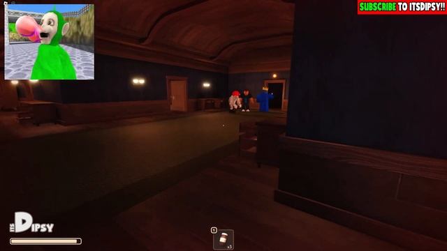 ? RAINBOW FRIENDS BLUE AND GREEN VS ROBLOX DOORS | Dipsy Plays Roblox Doors