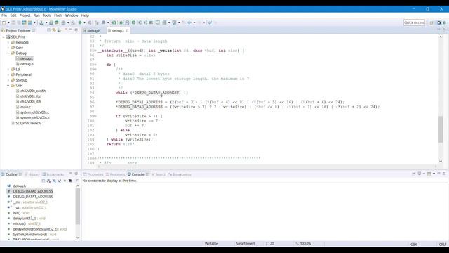 CH32V003 SDI Print смотреть онлайн