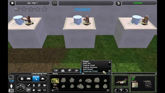 Zoo Tycoon 2 - Elasmotherium Indoor Paddock Speed Build смотреть онлайн