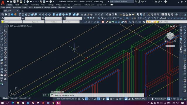 How to make 3D sun shade in Autocad смотреть онлайн