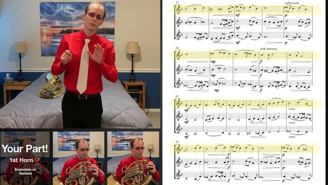 Heroes Triumphant - 1st Horn Play-along - Ensembles on Demand смотреть онлайн