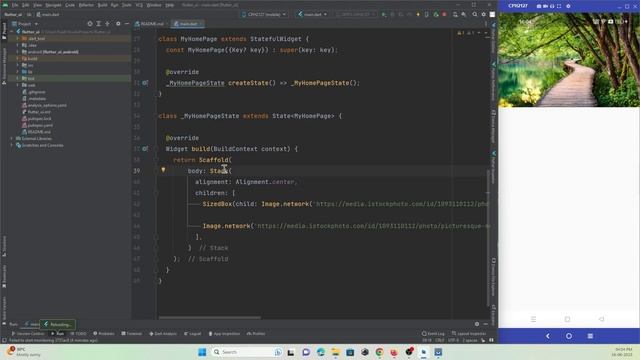 Flutter Image background blur filter effect смотреть онлайн