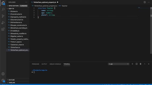 OOP TypeScript #15: Interface Optional Property - Bahasa Indonesia смотреть онлайн
