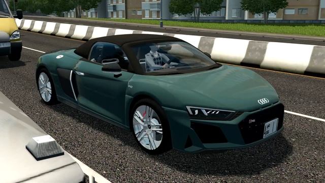 City Car Driving - 2022 AUDI R8 V10 Spyder - Made by me смотреть онлайн