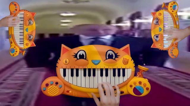 Wide Putin Walking MEME (Song for Denise) - CAT PIANO cover смотреть онлайн