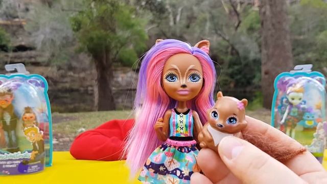 Enchantimals Dolls REVIEW And Friends Распаковка КУКЛЫ ЭНЧАНТИМАЛС и Питомцы