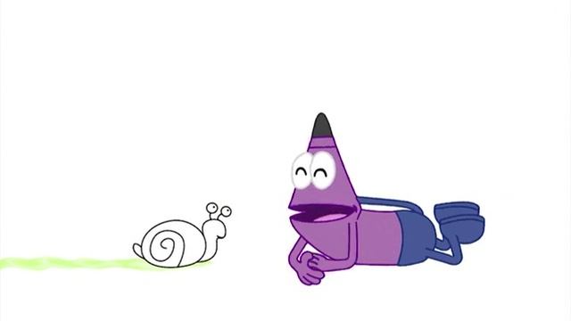 Каракули. Серия 35 - Как нарисовать черепаху. Обучающие мультфильмы для малышей смотреть онлайн