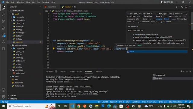 HOW TO CREATE SECURED COOKIES IN DJANGO смотреть онлайн