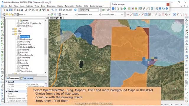 Background Maps - Powerful & Easy to use (BricsCAD) - Spatial Manager™ Blog смотреть онлайн