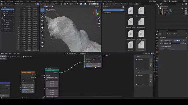 Blender Geometry Nodes - Volume Cube, Volume to Mesh, Mesh to Volume [Deutsch] смотреть онлайн