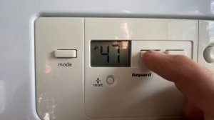 Меню котла ПРОТЕРМ ГЕПАРД 23 MTV-MOV( старая модель котла протерм гепард)