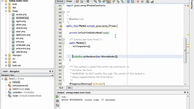 Swing Make Over - 07 manipulasi jcombobox смотреть онлайн