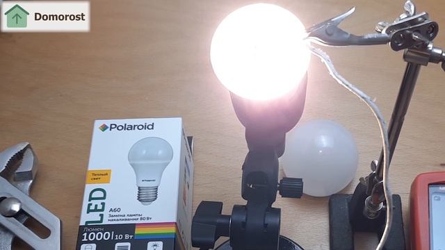 Что внутри светодиодной лампы Полароид 10Вт Е27 - технообзор от Домороста