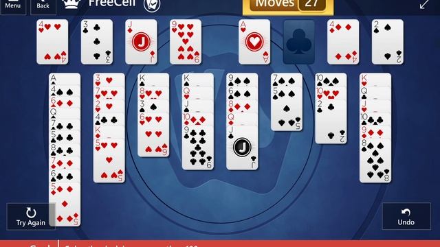 Star Club\FreeCell\Expert I: Solve the deck in no more than 100 moves смотреть онлайн