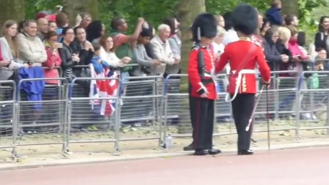 Trooping the Colour parade 2015, part 4. "Pace Sticks" смотреть онлайн