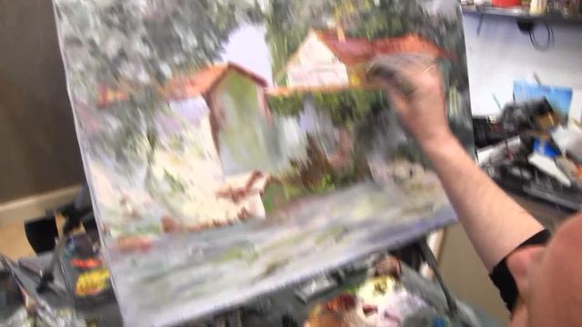 Итальянская деревня, курсы живописи и рисунка в Москве и Питере, рисование онлайн, Сахаров смотреть онлайн