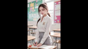 Ai Art Girls. Девушки в корейской школьной форме