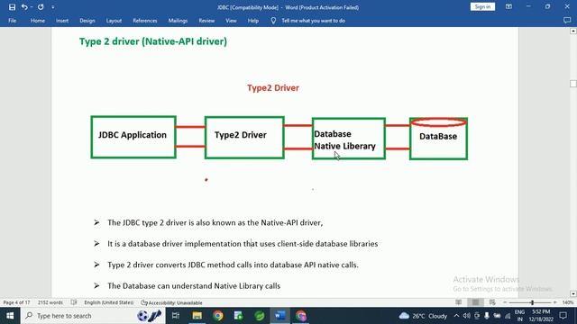 Type 2 Driver in JDBC смотреть онлайн