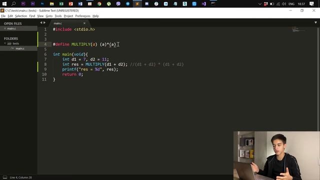 Макрос функция в си. Макросы с аргументами в си. смотреть онлайн