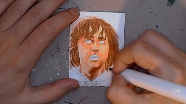 Lord of the Rings Pippin Sketch Card смотреть онлайн