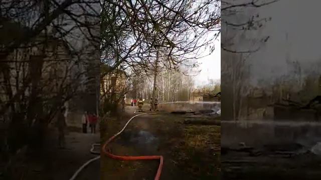 Пожар в усадьбе Безобразовых в Волоколамске смотреть онлайн