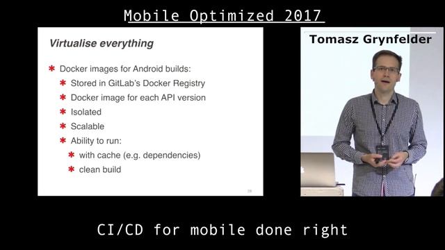 Tomasz Grynfelder – CI/CD for mobile done right смотреть онлайн