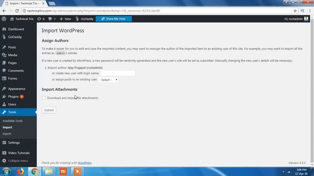 How to Import XML File in Wordpress Website || xml Backup Content to Wordpress Blog смотреть онлайн
