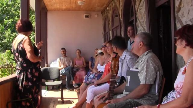 Наталья Мокшина на Литературной веранде в Симеизе смотреть онлайн