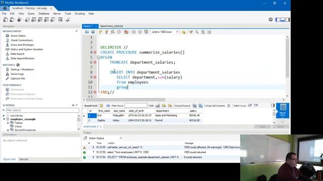 CST8250 - Week 11 - Procedures and Functions смотреть онлайн
