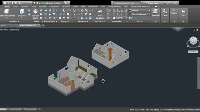 Autodesk AutoCAD 2018 PLANO EN 3D dwg SOTO VACA ALEYCA VANESSA 2020 05 28 смотреть онлайн