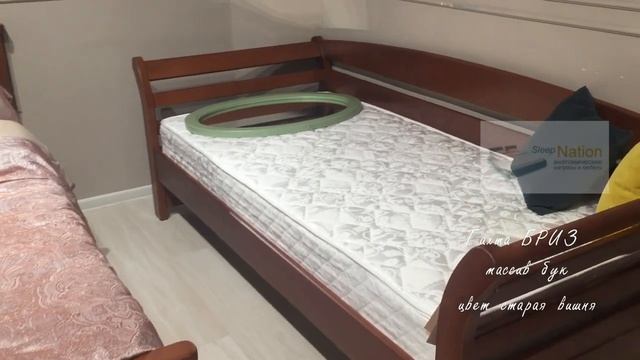 Тахта бриз, массив бука, цвет старая вишня - видео обзор интернет магазина Sleepnation.ru смотреть онлайн