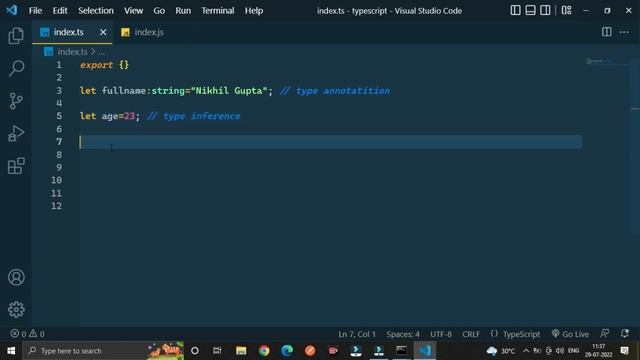 Difference between Type Annotation ,Type Inference & Type Aliases смотреть онлайн