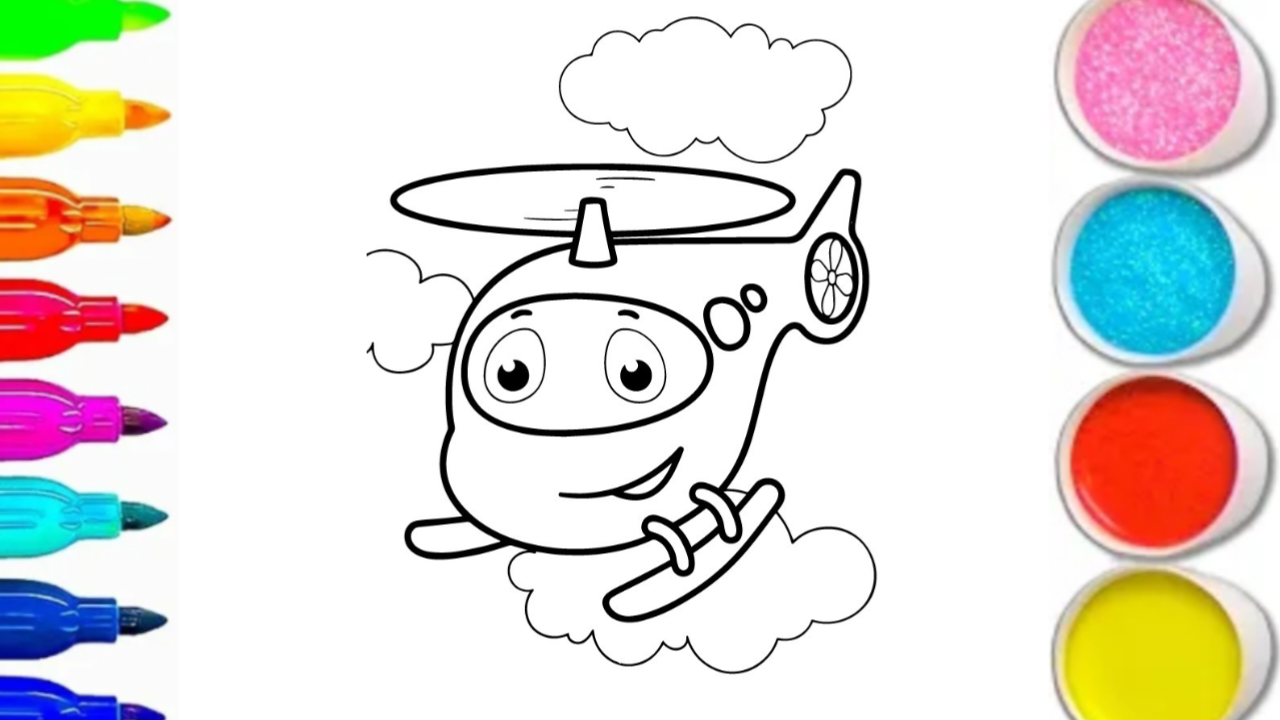 КАК НАРИСОВАТЬ ВЕРТАЛЁТ смотреть онлайн