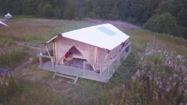Дом-палатка на природе. Отдых, за который готовы платить.