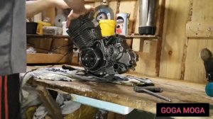 /Разбор двиготеля 161fmj /от рейсер эндуро 150/Recer RC150-GY Enduro