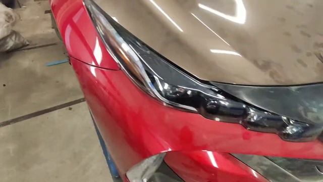 Toyota Prius prime кузовной ремонт смотреть онлайн