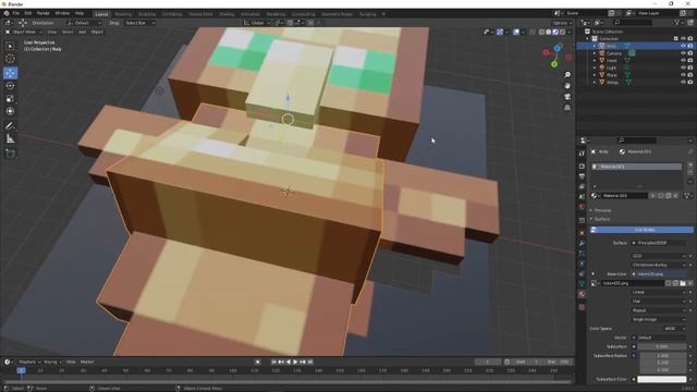 Minecraft Totem of Undying 3D in Blender! (Blender) смотреть онлайн