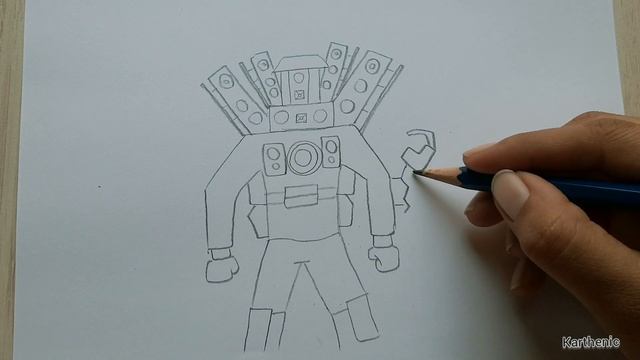 How to draw TITAN SPEAKERMAN UPGRADED - Skibidi toilet смотреть онлайн