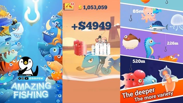 AMAZINGFISHING STAGE 3 LOST SHOAL BOSS FISH SHARK KING NEW MOBILE FISHING GAME BY MACHBIRD STUDIO смотреть онлайн