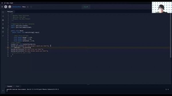 Best Coding Project for kids | Fun Menu Project | Beginner Java Tutorial