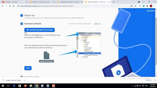 Khái niệm & các bước config SDK Android Realtime Database - [Firebase Part 13] смотреть онлайн