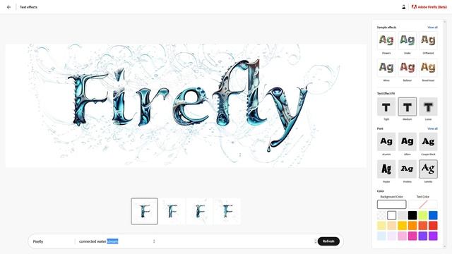 Adobe Firefly beta First Look into AI Text Style Effects смотреть онлайн