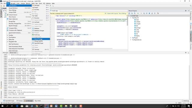 Create Maven Project using IntelliJ IDEA смотреть онлайн
