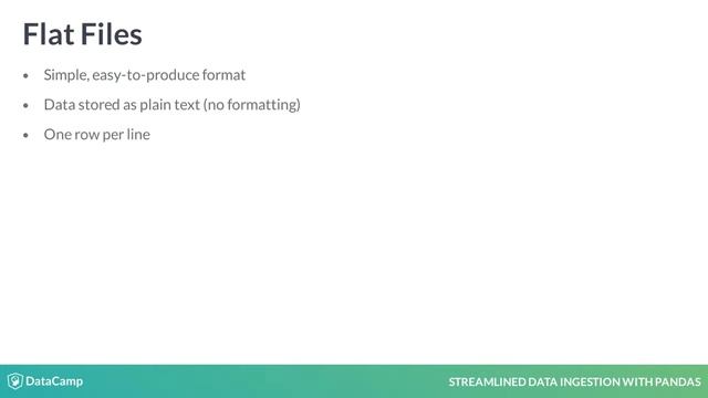 Python Tutorial: Introduction to flat files смотреть онлайн