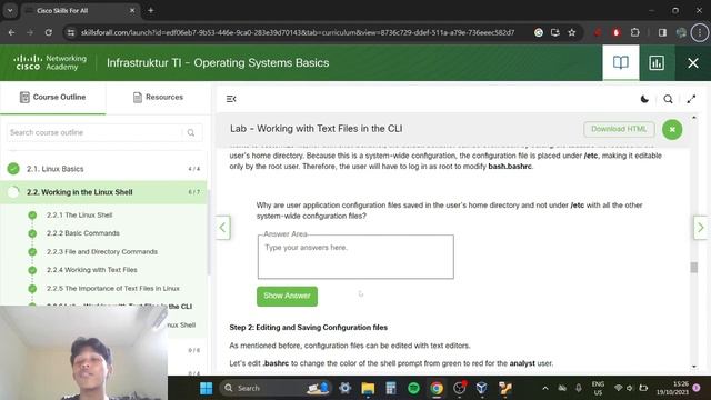 2.2.6 Lab - Working with Text Files in the CLI смотреть онлайн