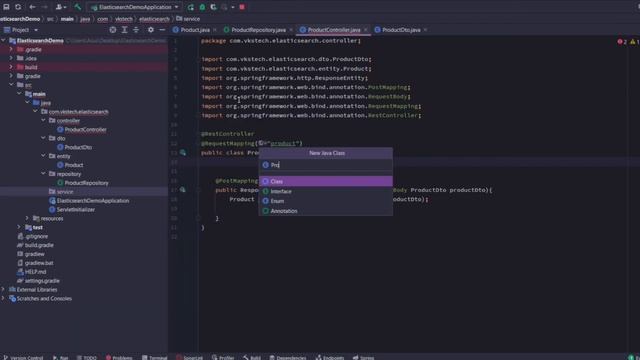 Spring Data Elasticsearch | Part 2 | Creating a POST request | Inserting data into Elasticsearch смотреть онлайн