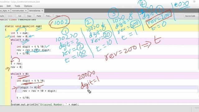 How to Remove zeroes from a number in Java смотреть онлайн