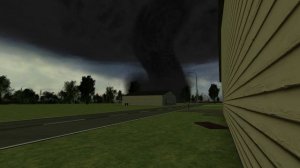 Garry's Mod Experiencing with TORNADOS!!! on a new destructable Map!