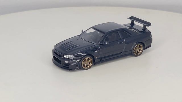 Inno64 Nissan Skyline GT-R R34 Z-TUNE //Full Carbon Black ,GREEN chase //Malaysia EXPO 2023 смотреть онлайн